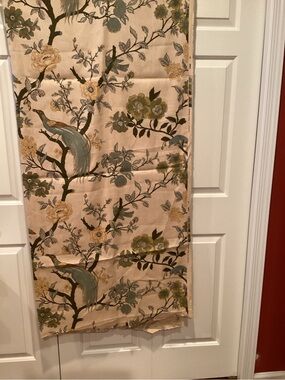 Ballard Designs Willa Parchment Linen Remnant